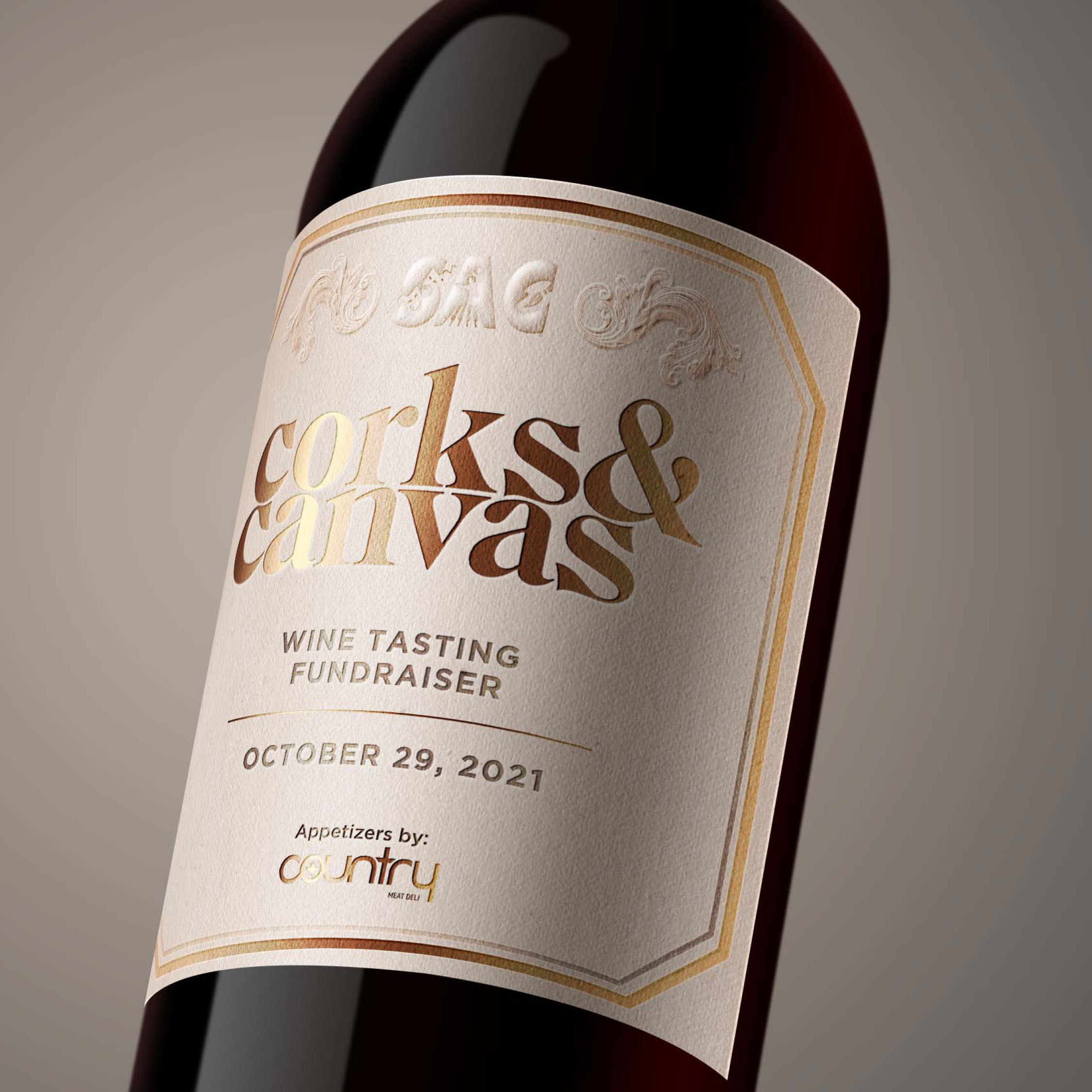 image of a wine in a grey background
