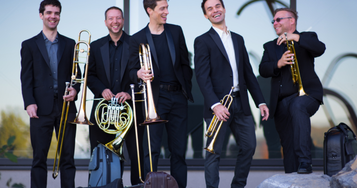 Buzz Brass quintent comes to Steinbach to perform at the Grace Mennonite Church