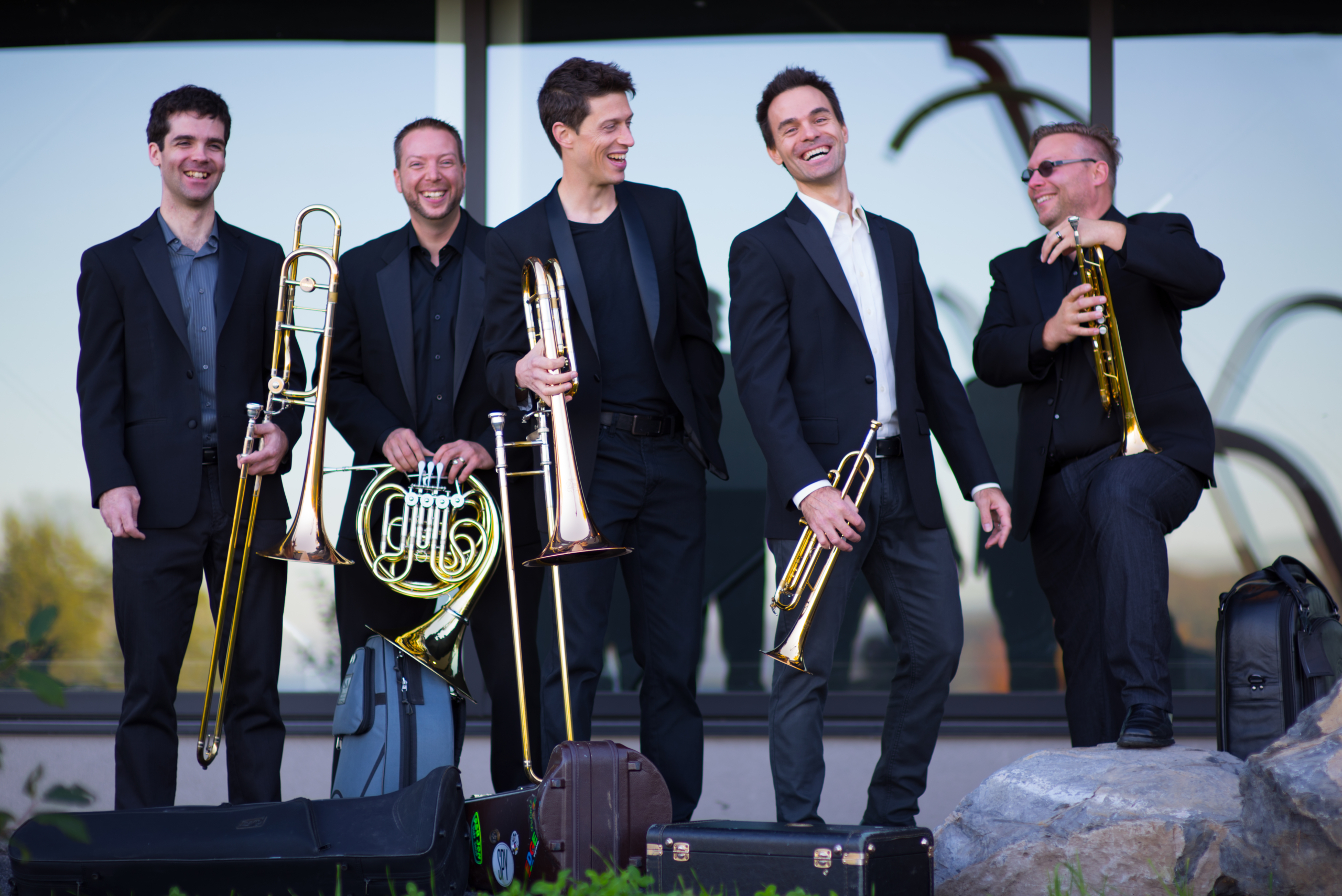 Buzz Brass quintent comes to Steinbach to perform at the Grace Mennonite Church